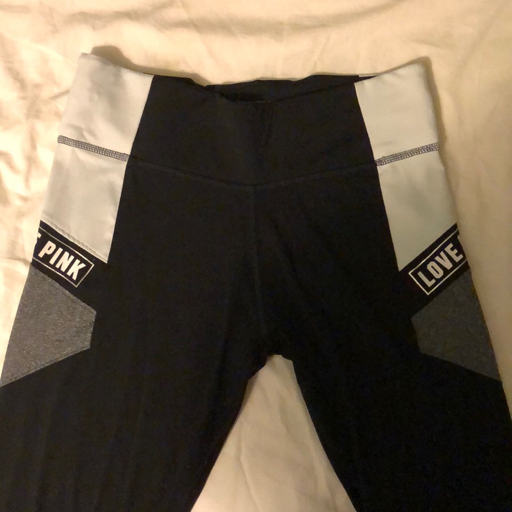Victoria’s Secret Pink Black Leggings